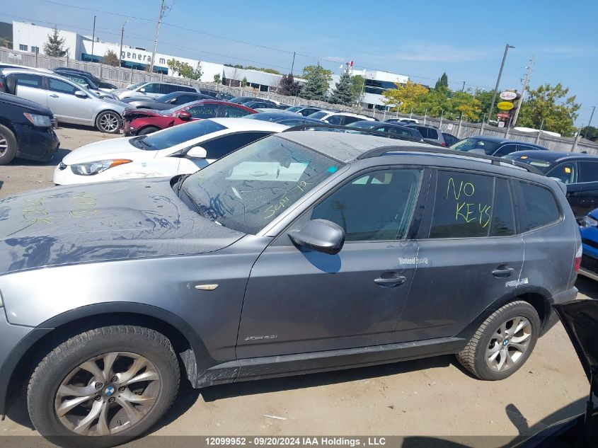 2010 BMW X3 3.0I VIN: WBXPC7C41AWE53416 Lot: 12099952