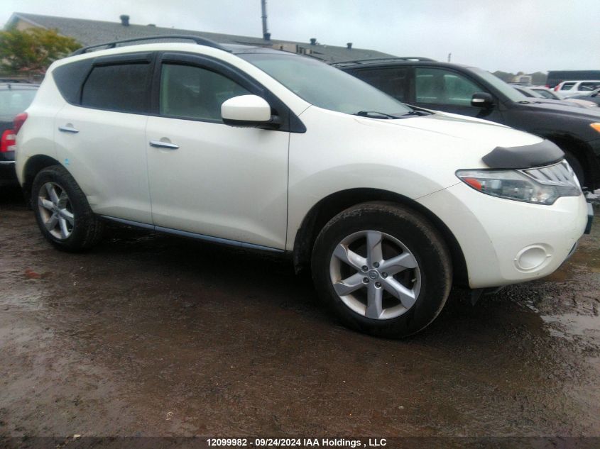 JN8AZ1MW2AW113496 2010 Nissan Murano Sl