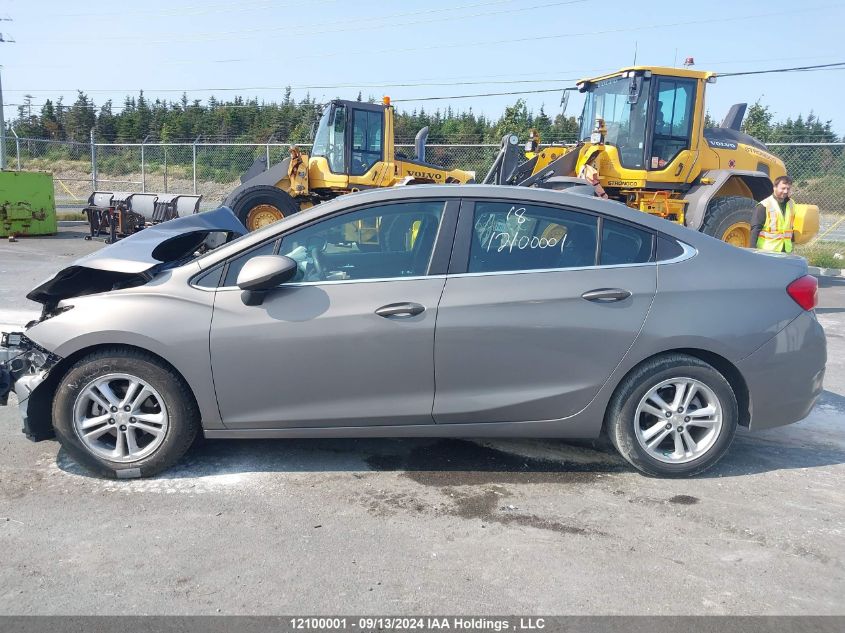 2018 Chevrolet Cruze Lt VIN: 1G1BE5SM4J7173335 Lot: 12100001