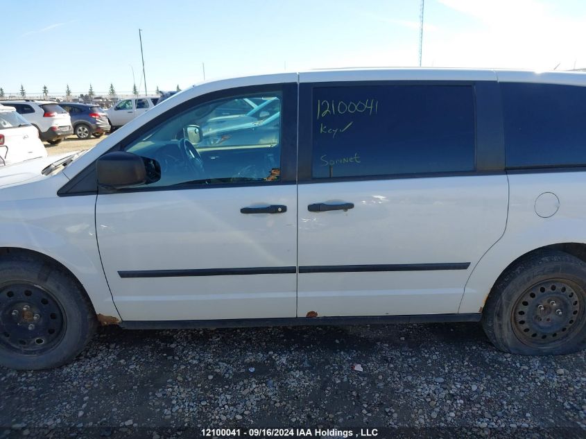 2014 Dodge Grand Caravan Se VIN: 2C4RDGBG2ER185163 Lot: 12100041