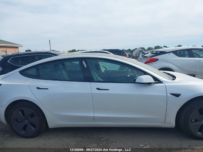 2023 Tesla Model 3 VIN: 5YJ3E1EA0PF434212 Lot: 12100089