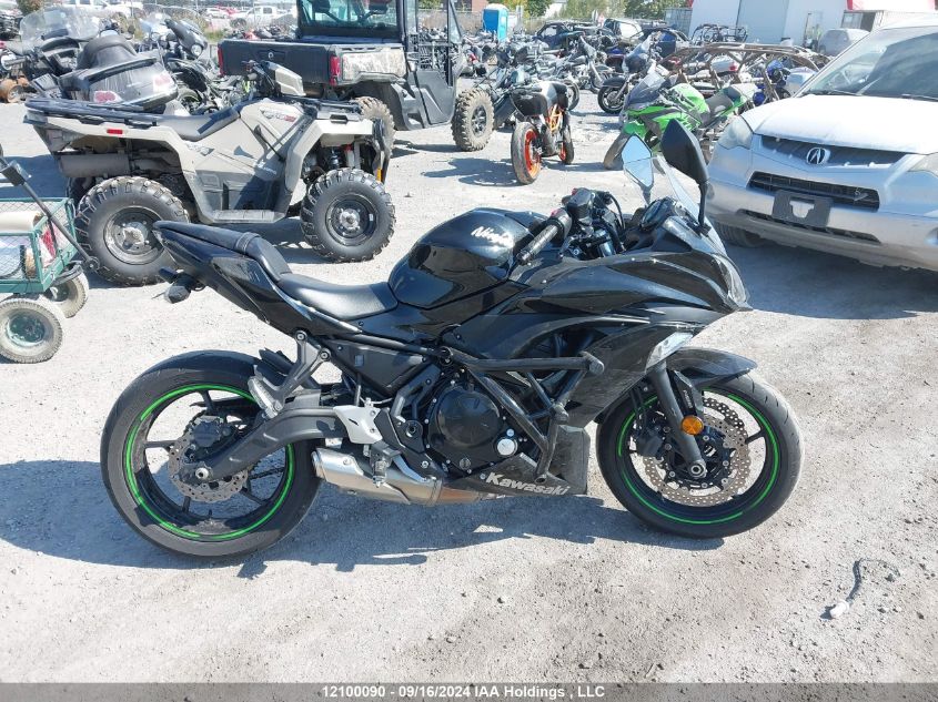 2019 Kawasaki Ex650 F VIN: JKAEXEK10KDA34100 Lot: 12100090