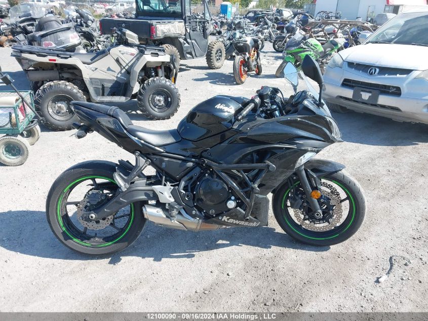 2019 Kawasaki Ex650 F VIN: JKAEXEK10KDA34100 Lot: 12100090