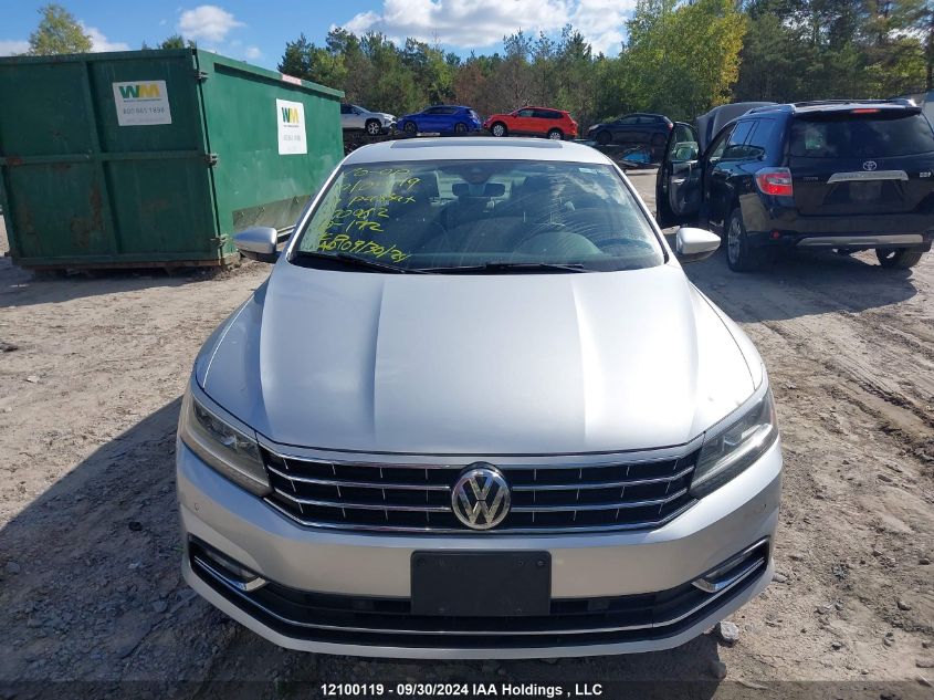 1VWBT7A31HC070082 2017 Volkswagen Passat Se