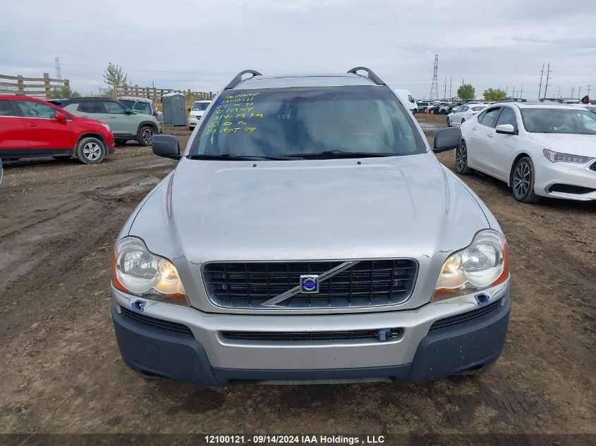 2004 Volvo Xc90 VIN: YV1CZ91H841129254 Lot: 12100121