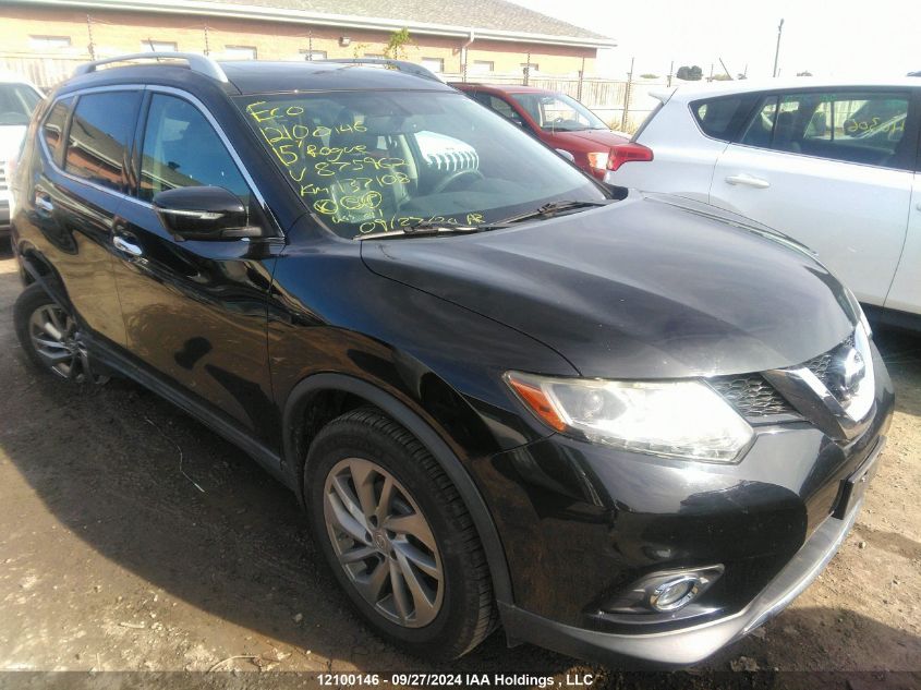 2015 Nissan Rogue VIN: 5N1AT2MV3FC875962 Lot: 12100146