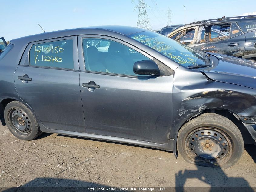 2009 Toyota Matrix VIN: 2T1KU40E49C122783 Lot: 12100150