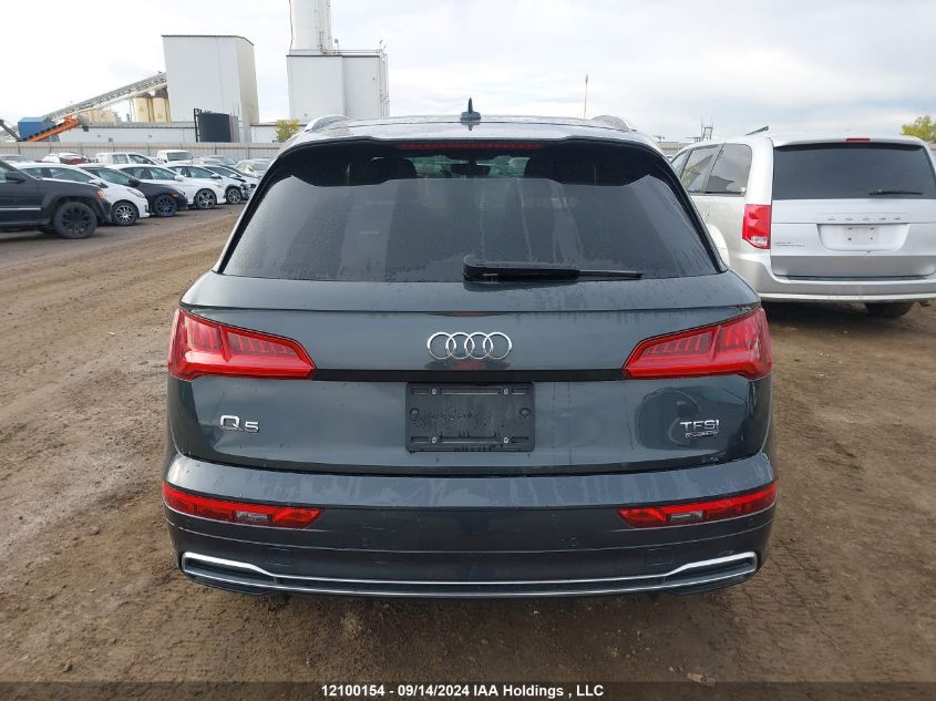 2018 Audi Q5 VIN: WA1FNAFY8J2239696 Lot: 12100154