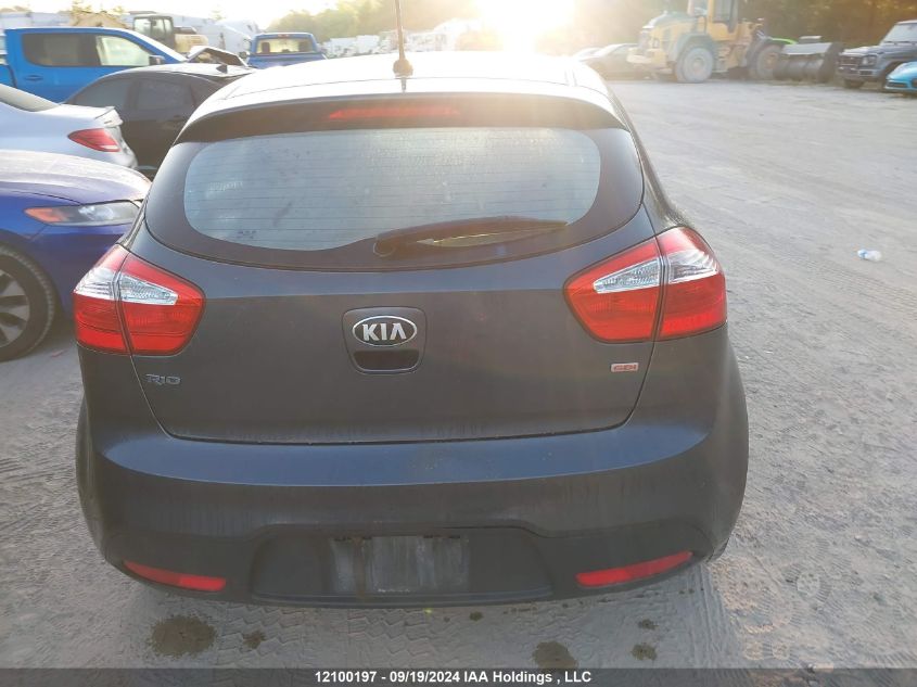 2013 Kia Rio VIN: KNADM5A38D6873703 Lot: 12100197