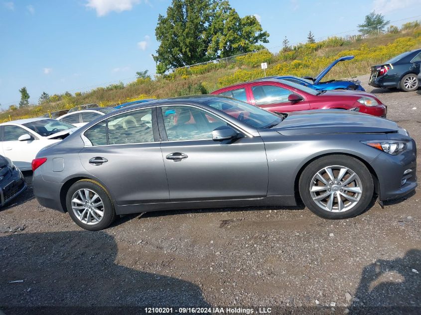 2015 Infiniti Q50 VIN: JN1BV7AR7FM391930 Lot: 12100201