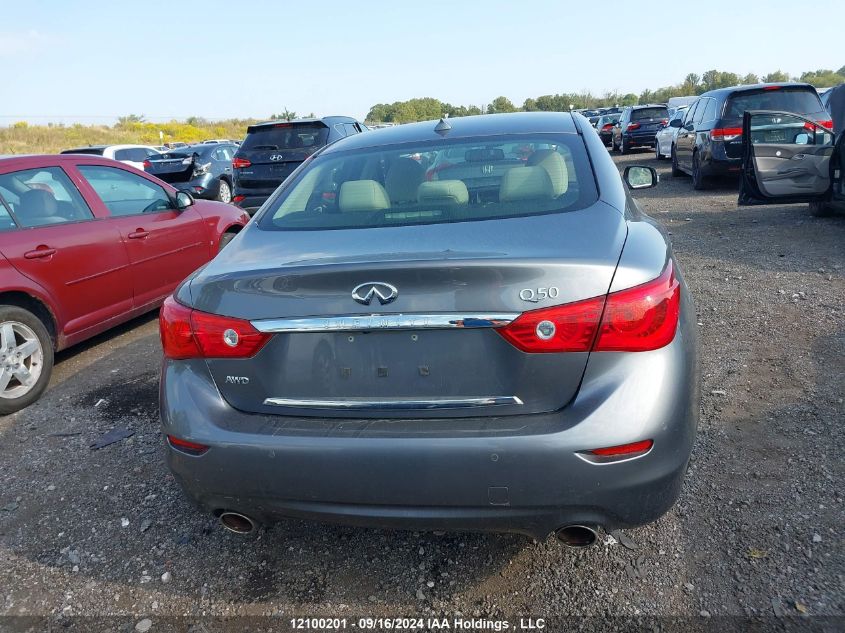 2015 Infiniti Q50 VIN: JN1BV7AR7FM391930 Lot: 12100201