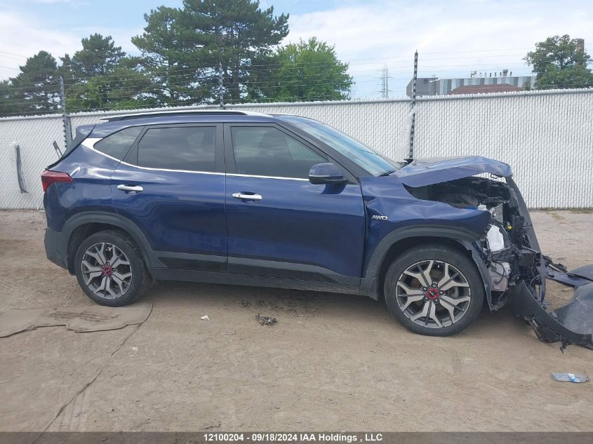 2022 Kia Seltos VIN: KNDETCA27N7265057 Lot: 12100204