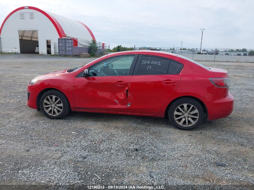 2012 Mazda Mazda3 VIN: JM1BL1V7XC1649640 Lot: 12100213