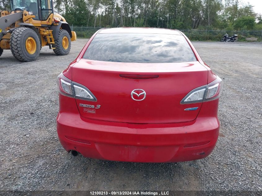 2012 Mazda Mazda3 VIN: JM1BL1V7XC1649640 Lot: 12100213