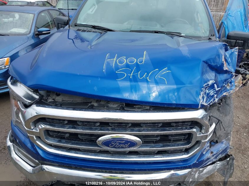 2022 Ford F-150 VIN: 1FTFX1E88NKD86110 Lot: 12100216