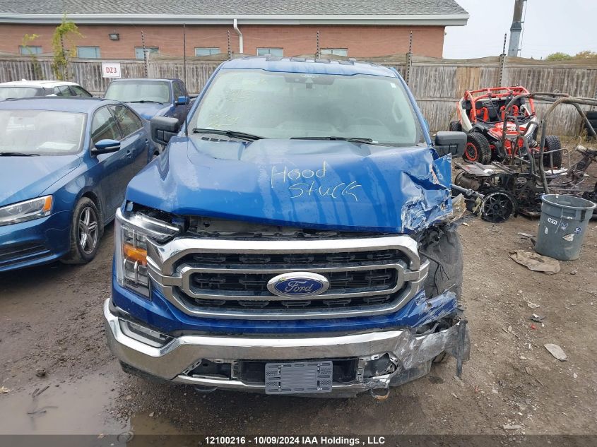 2022 Ford F-150 VIN: 1FTFX1E88NKD86110 Lot: 12100216