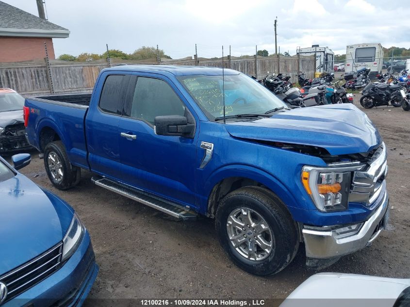 2022 Ford F-150 VIN: 1FTFX1E88NKD86110 Lot: 12100216