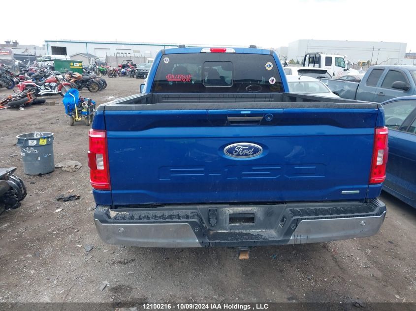 2022 Ford F-150 VIN: 1FTFX1E88NKD86110 Lot: 12100216