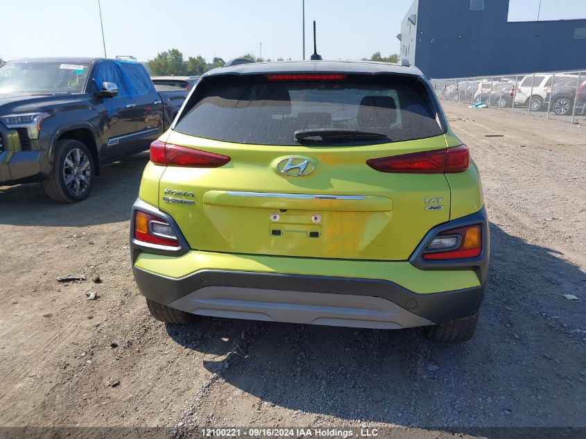 2020 Hyundai Kona Limited VIN: KM8K3CA56LU585431 Lot: 12100221