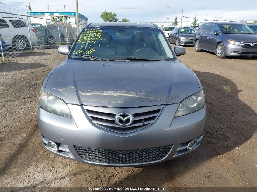 2005 Mazda Mazda3 VIN: JM1BK123951330172 Lot: 12100223