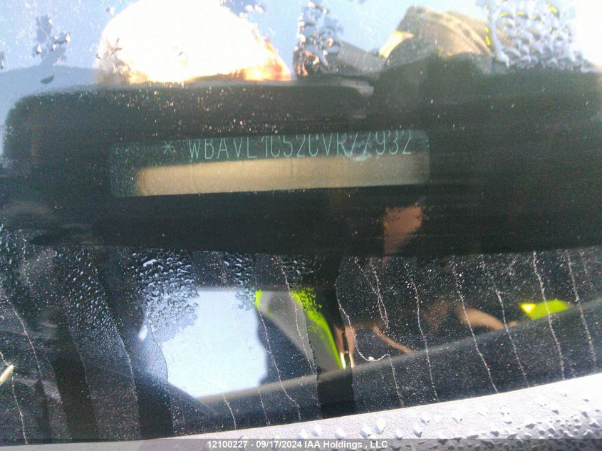 2012 BMW X1 28I VIN: WBAVL1C52CVR77932 Lot: 12100227