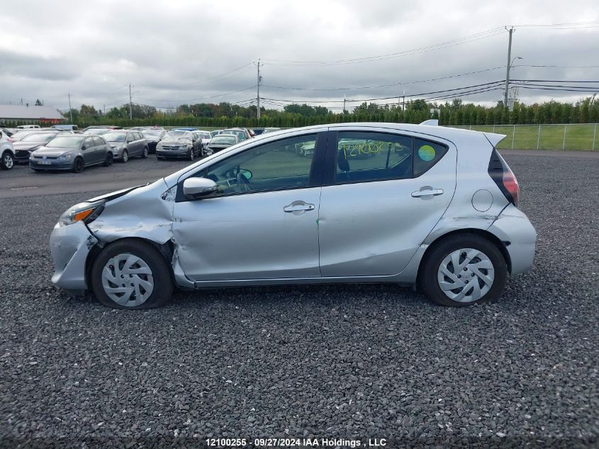 2019 Toyota Prius C Upgrade VIN: JTDKDTB34K1630672 Lot: 12100255