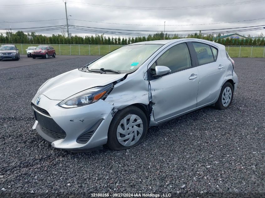 2019 Toyota Prius C Upgrade VIN: JTDKDTB34K1630672 Lot: 12100255