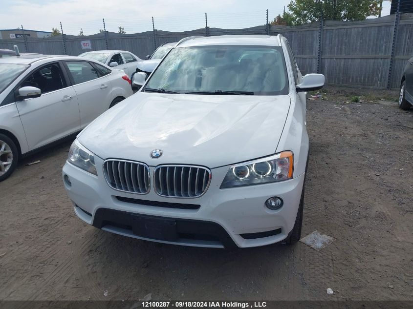 2014 BMW X3 VIN: 5UXWX9C50E0D41425 Lot: 12100287