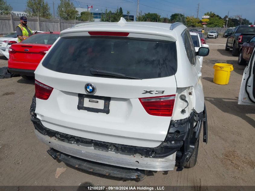 2014 BMW X3 VIN: 5UXWX9C50E0D41425 Lot: 12100287