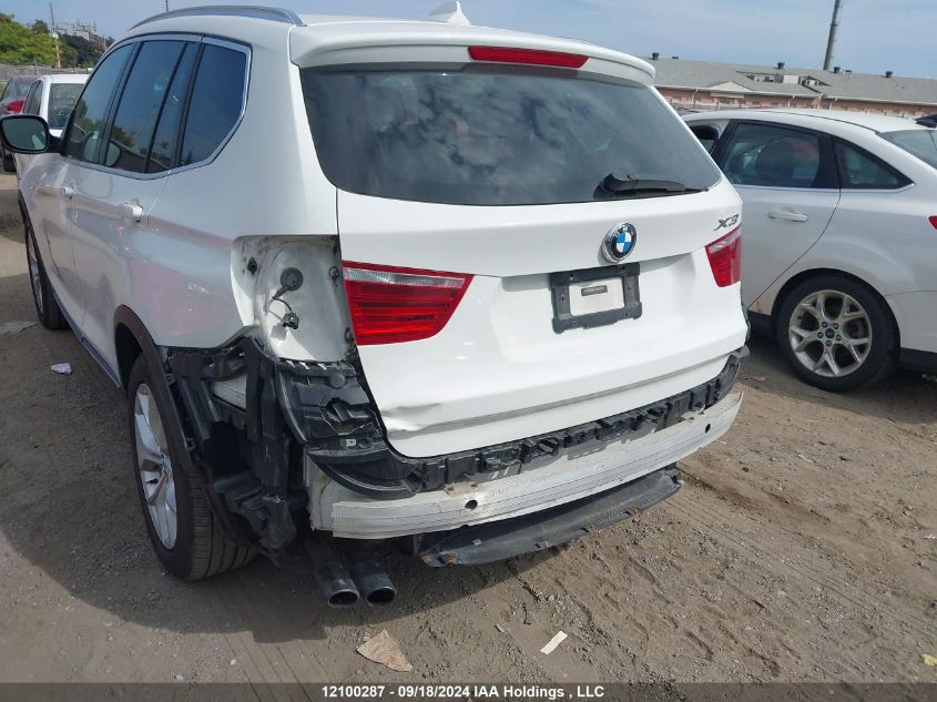 2014 BMW X3 VIN: 5UXWX9C50E0D41425 Lot: 12100287