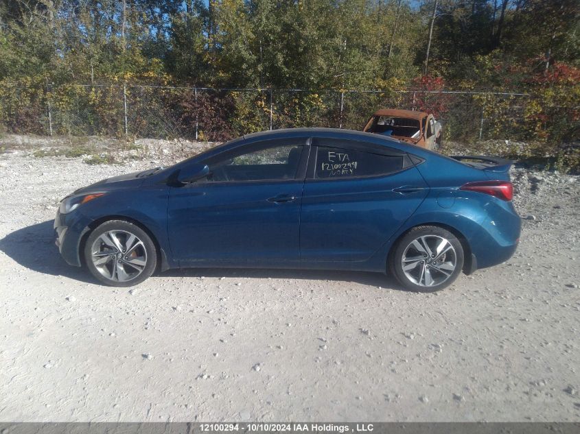 KMHDH4AH0FU418576 2015 Hyundai Elantra