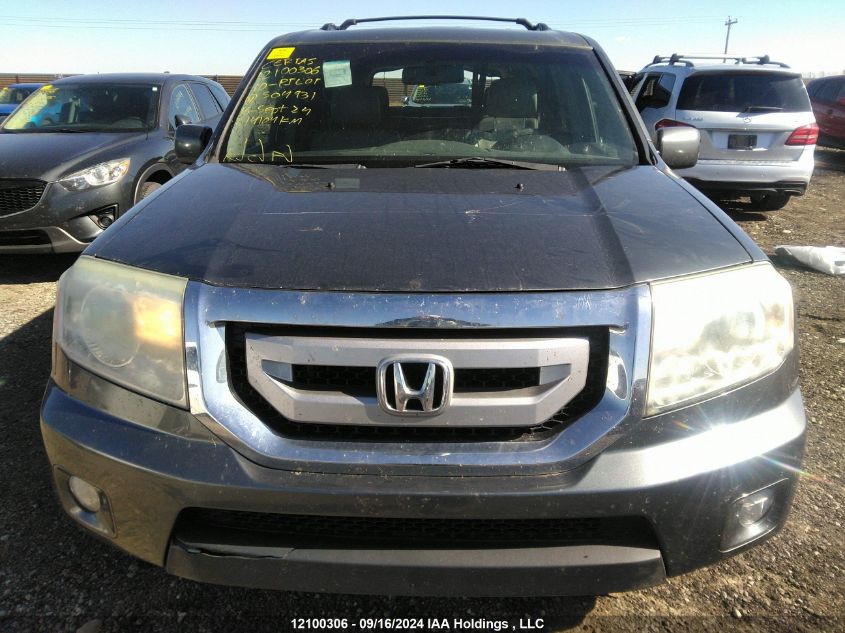 2010 Honda Pilot VIN: 5FNYF4H57AB504931 Lot: 12100306