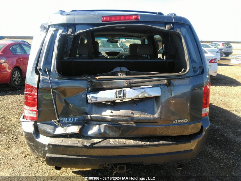 2010 Honda Pilot VIN: 5FNYF4H57AB504931 Lot: 12100306