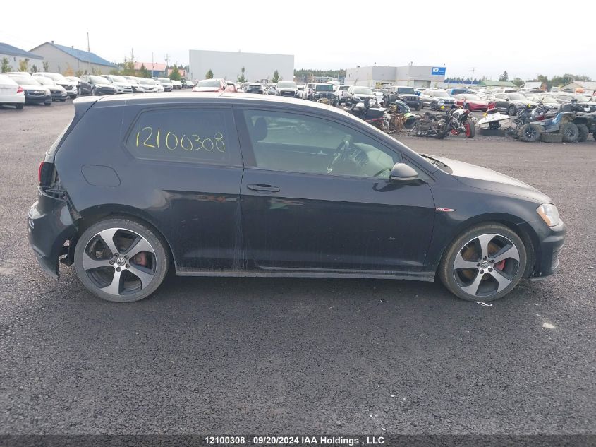 2015 Volkswagen Gti VIN: 3VWYT7AU5FM086767 Lot: 12100308