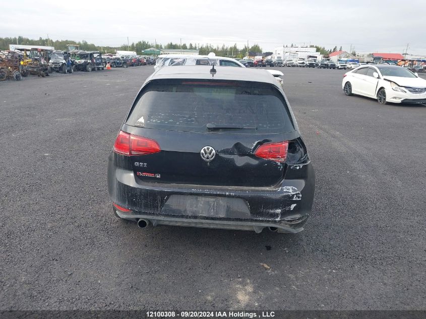 2015 Volkswagen Gti VIN: 3VWYT7AU5FM086767 Lot: 12100308