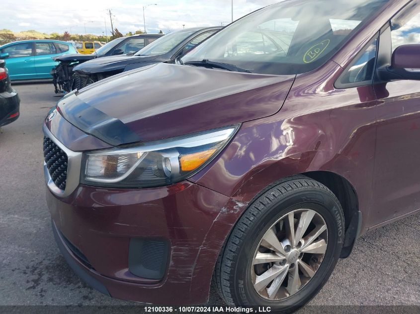 2016 Kia Sedona Lx VIN: KNDMB5C12G6231082 Lot: 12100336