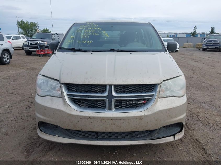 2014 Dodge Grand Caravan Se VIN: 2C4RDGBG6ER117447 Lot: 12100340