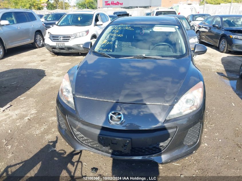 2013 Mazda Mazda3 VIN: JM1BL1KF7D1744038 Lot: 12100360