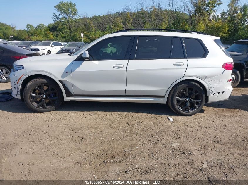 2020 BMW X7 VIN: 5UXCX6C09L9B84914 Lot: 12100365