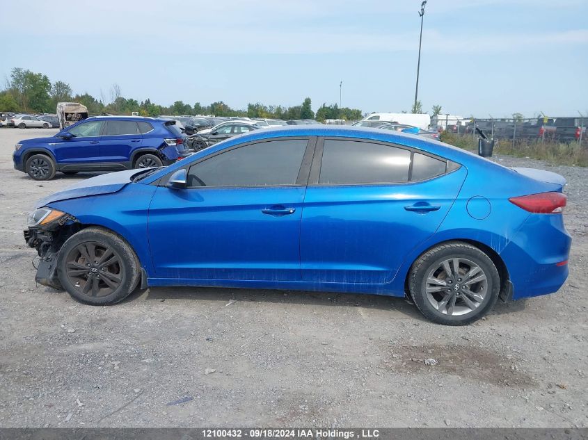 2018 Hyundai Elantra Gl VIN: KMHD84LF4JU558652 Lot: 12100432