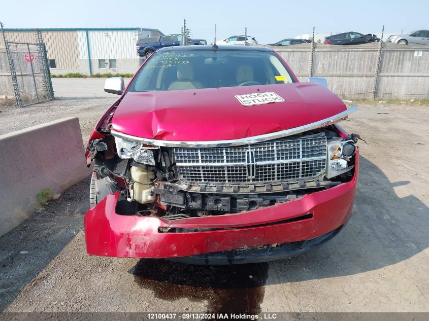 2010 Lincoln Mkx VIN: 2LMDJ6JC6ABJ25837 Lot: 12100437