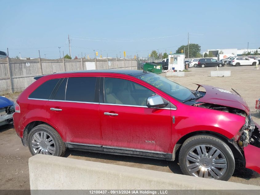 2010 Lincoln Mkx VIN: 2LMDJ6JC6ABJ25837 Lot: 12100437