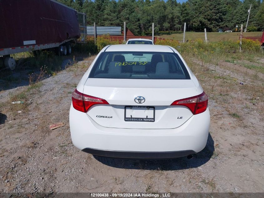 2018 Toyota Corolla Le VIN: 2T1BURHE5JC983878 Lot: 12100438