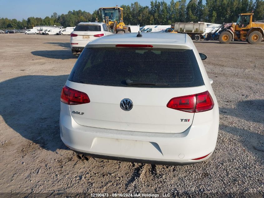 2017 Volkswagen Golf VIN: 3VW217AU4HM046369 Lot: 12100473