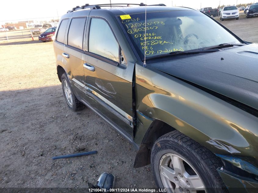 1J8GR48K87C603507 2007 Jeep Grand Cherokee Laredo/Columbia/Freedom