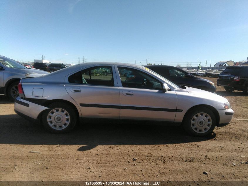 2003 Volvo S60 VIN: YV1RS61T132274937 Lot: 12100535