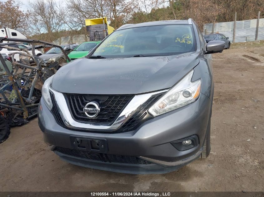 2016 Nissan Murano VIN: 5N1AZ2MH4GN142057 Lot: 12100554