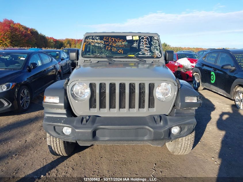 2021 Jeep Wrangler Unlimited Sport VIN: 1C4HJXDG5MW732112 Lot: 12100562