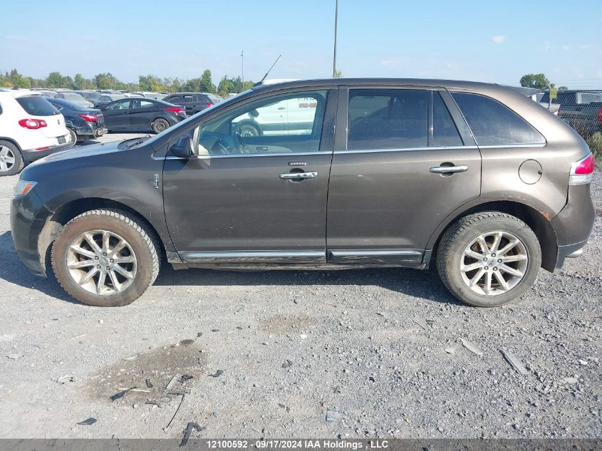 2011 Lincoln Mkx VIN: 2LMDJ8JK4BBJ27896 Lot: 12100592