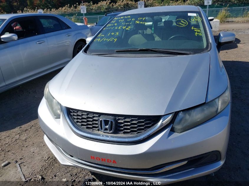 2014 Honda Civic Sedan VIN: 2HGFB2F41EH015542 Lot: 12100609